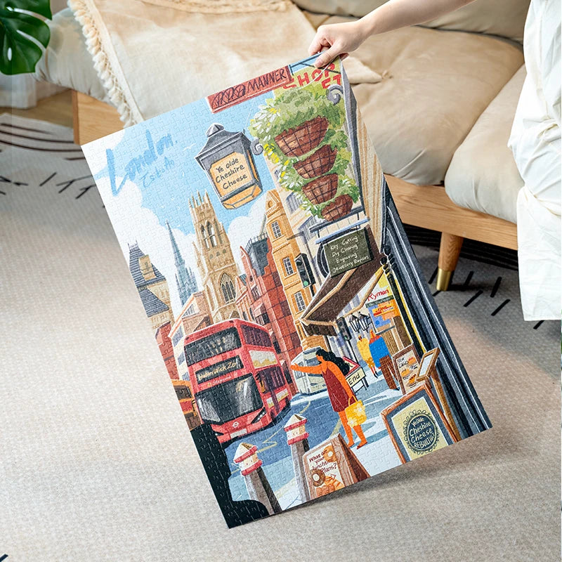 Robotime 1000 Piece Jigsaw Puzzle Home Decor Adults Puzzle Games Family Fun Puzzles Educational Toys for Adults