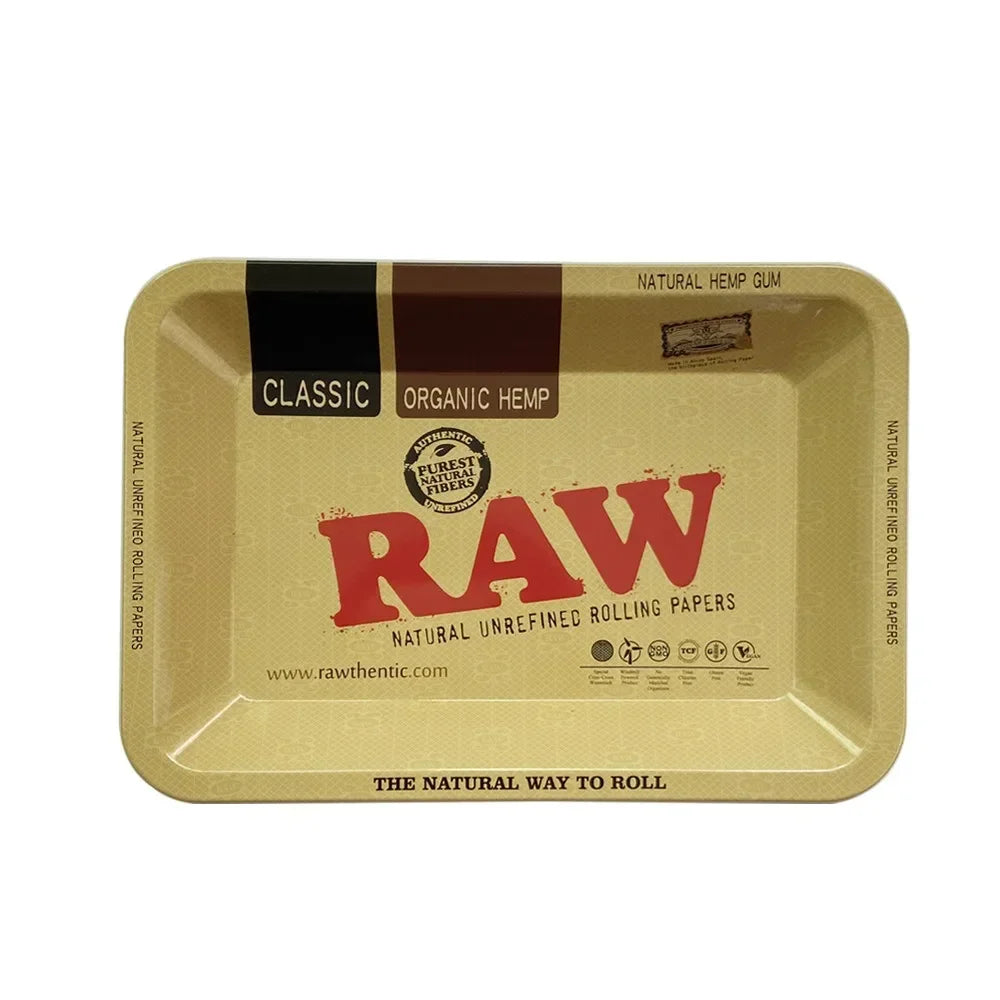 RAW Rolling Tray Multiple Cool Designs Gift  18*12.5cm Smoking Accessories