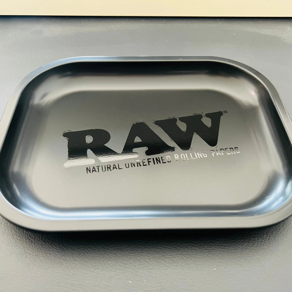 RAW Metal Grinder And Metal Rolling Tray Combo 4-8 Days Fast Free Postage