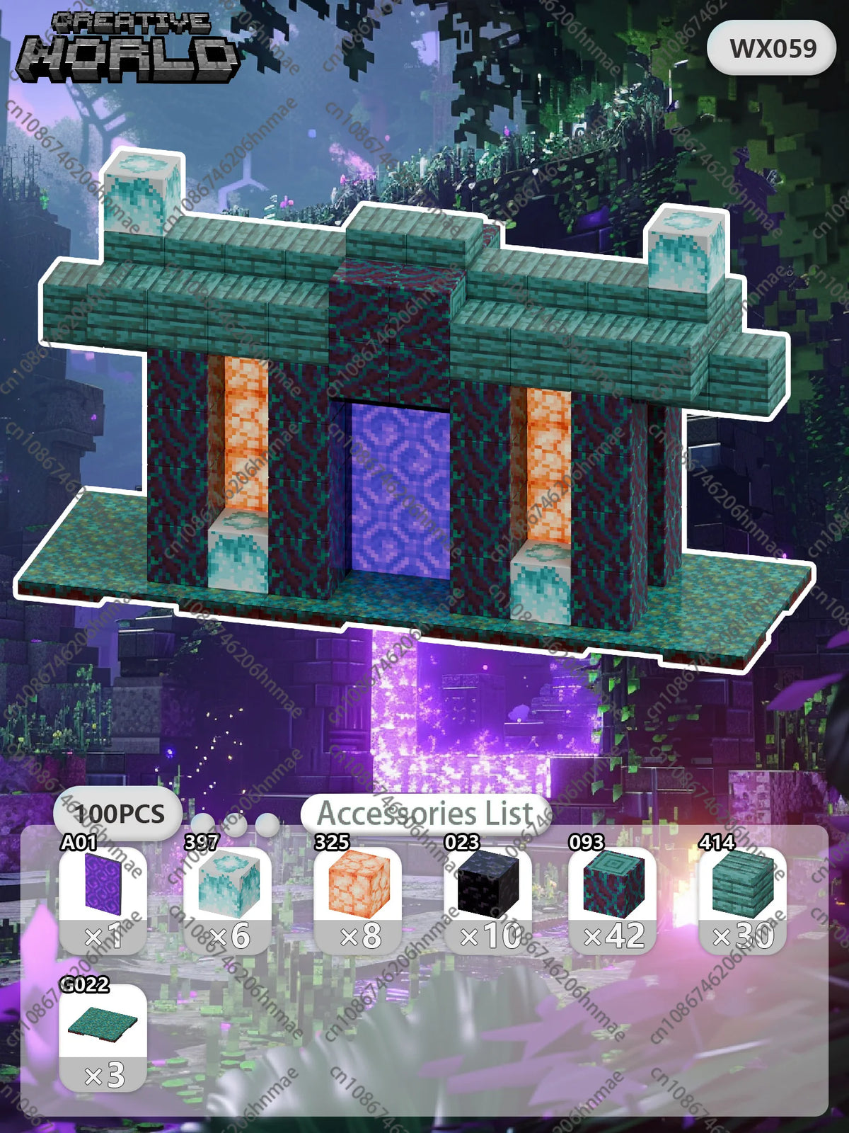 Magnetic Building Blocks Mine World Magnet Cube Set for Boy Girl Kid Age 3+