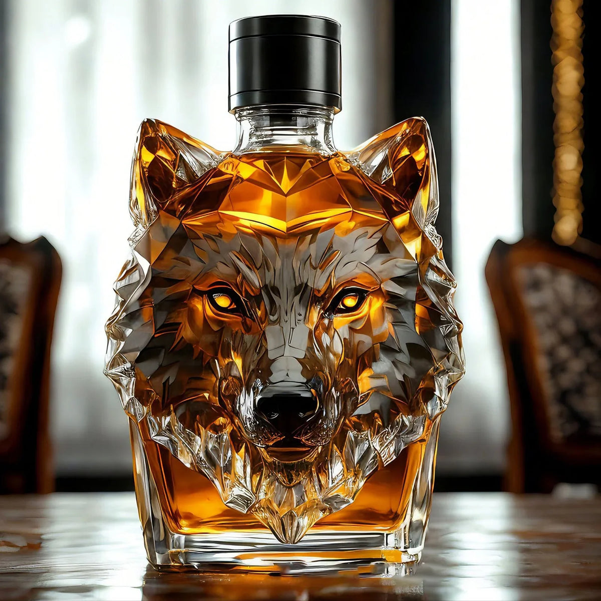 Animal Shaped Bottle Glass Whiskey  300/350ml Decanter with Leak-Proof Seal Stop