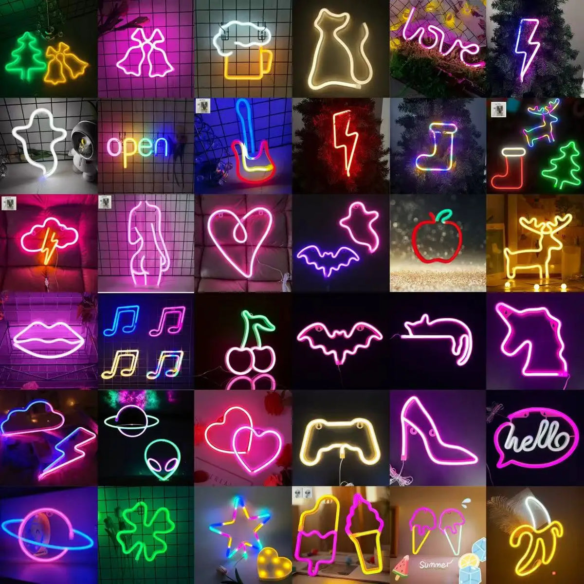 LED Neon Light, Suitable for Colorful Party Decoration,