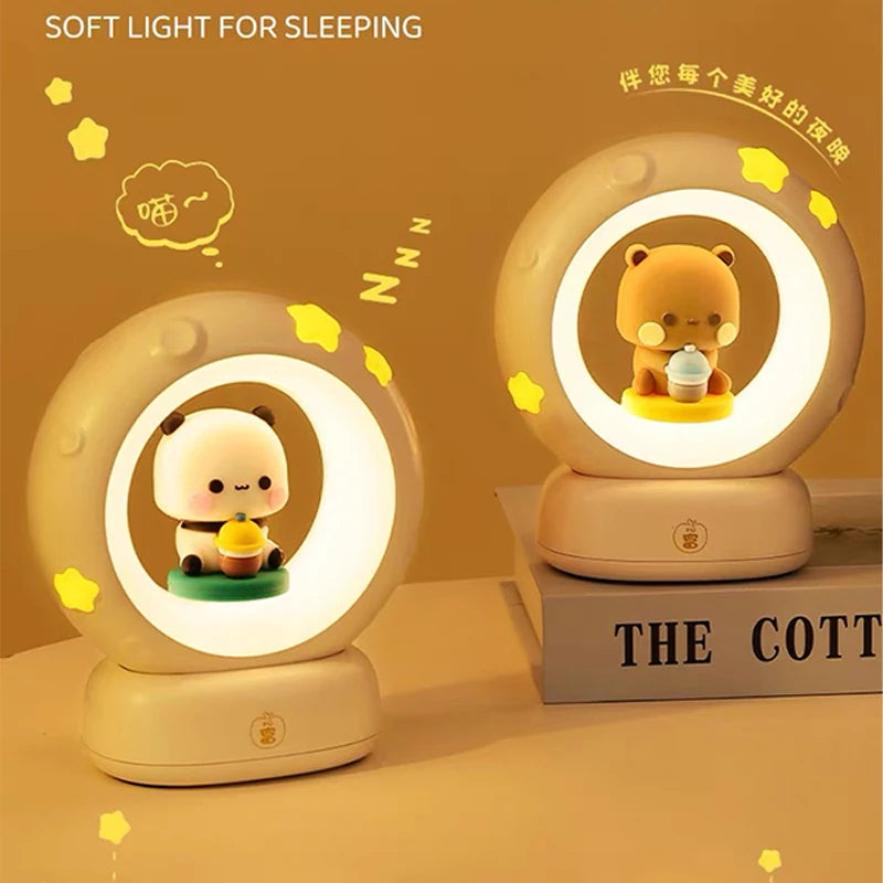 Bubu Dudu LED Night Light USB Charging With Gift Card Gift Box Couple Gift