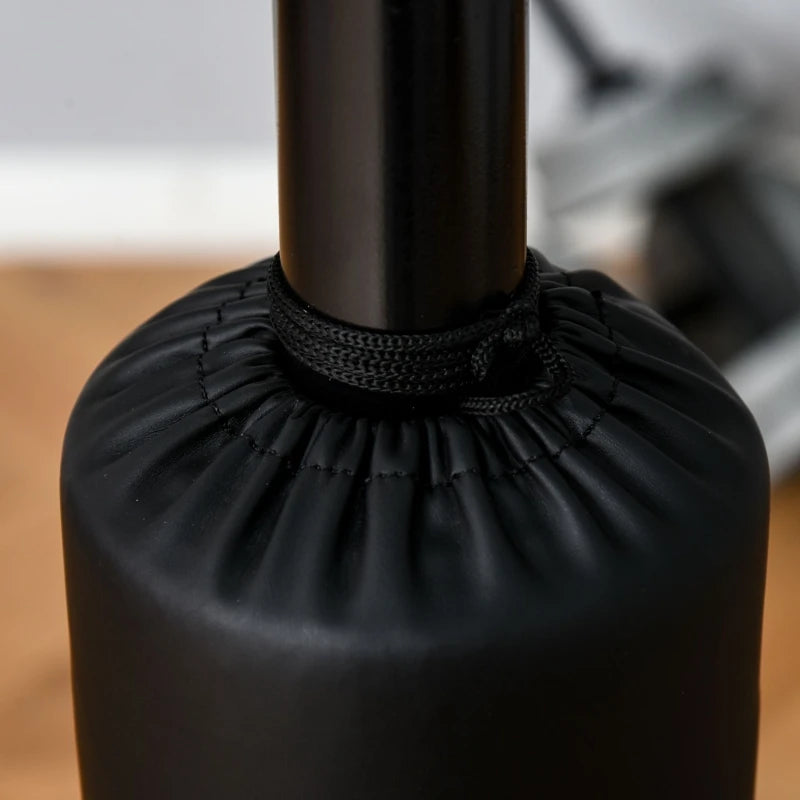 4-in-1 Boxing Punching Bag, Freestanding with 2 Speed Bals, 360° Reflex Bar, 160-230cm Adjustable Height, Black
