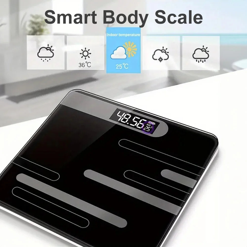 Smart Body Fat Scale Wireless LED Digital Bathroom Weight Scale Free P&P 2-5 Day