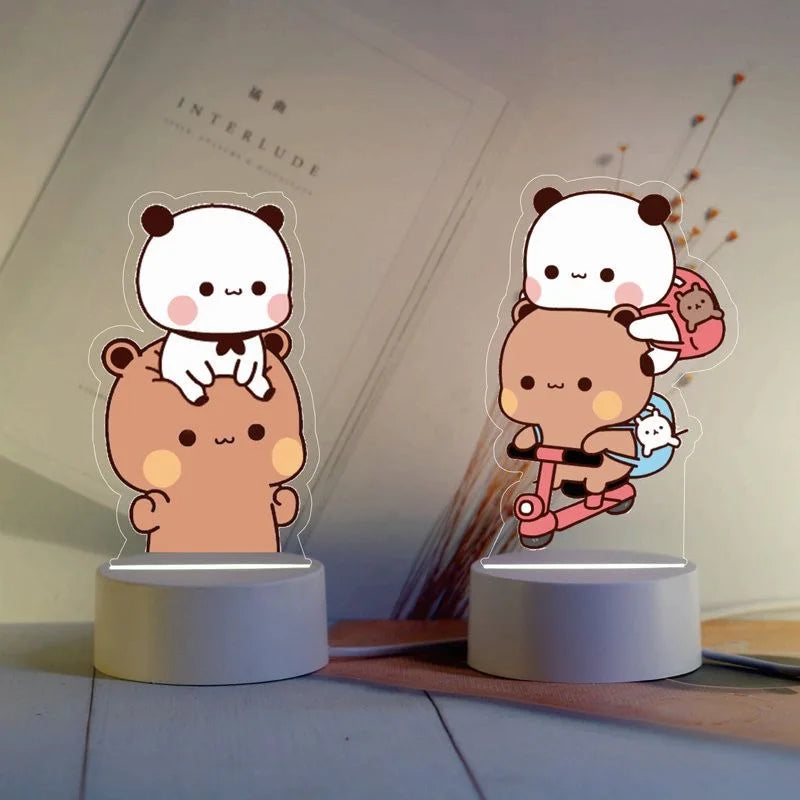 Bubu Dudu Night Light Couples Gift Cute Room Decoration Lamp