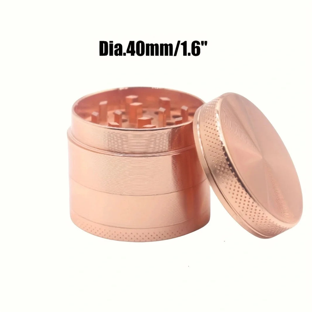40mm Metal Herb Grinder 4-Layer Spice Pepper Crusher Mill Mortar Cutter Tobacco Raw Grass Grinder Shredder Smoking Accessories