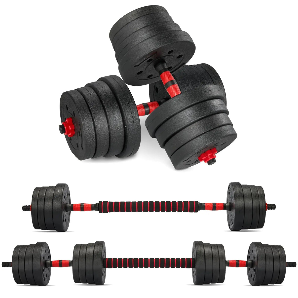Dumbbells Barbell Set 30KG/20KG/15KG, Adjustable Dumbbells Weight Lifting Training For Man/Woman,effective for Bodybuilding Fitn