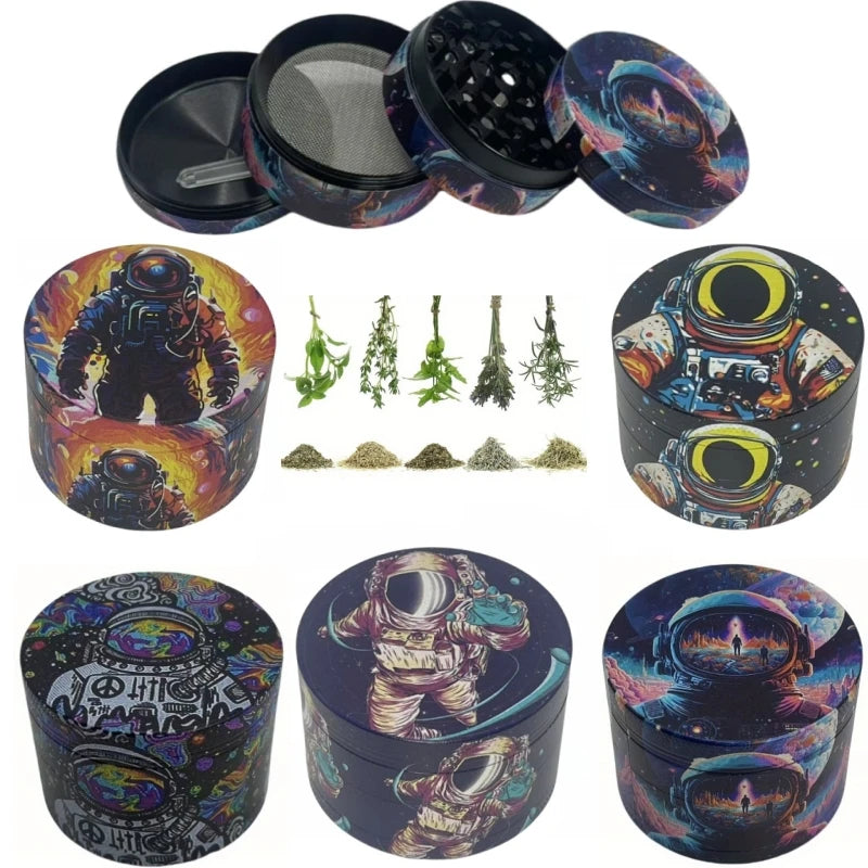 Astronaut Metal Grinder 50mm Tobacco Crusher 6-10 Days Free Fast Postage