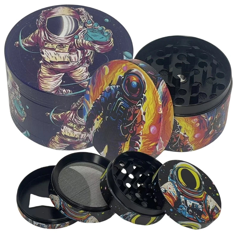 Astronaut Metal Grinder 50mm Tobacco Crusher 6-10 Days Free Fast Postage