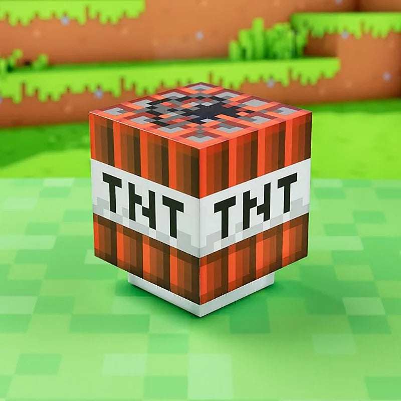 Minecraft TNT Light with Official Game Sounds Handheld Light Room Decor Kids