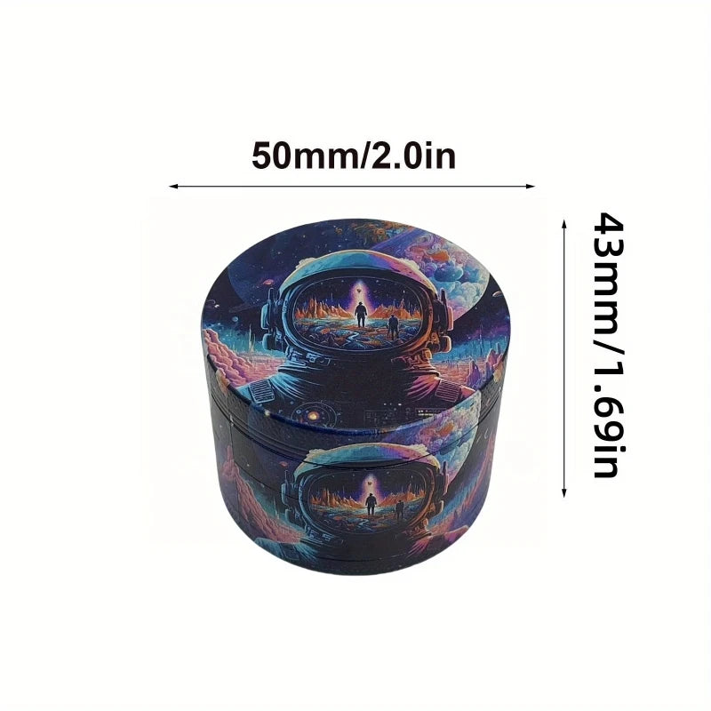 Astronaut Metal Grinder 50mm Tobacco Crusher 6-10 Days Free Fast Postage