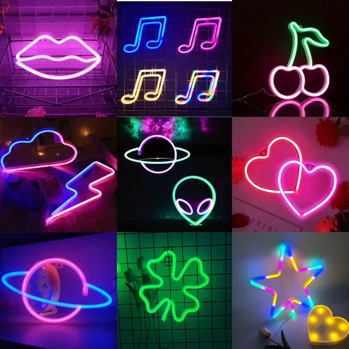 LED Neon Light, Suitable for Colorful Party Decoration,