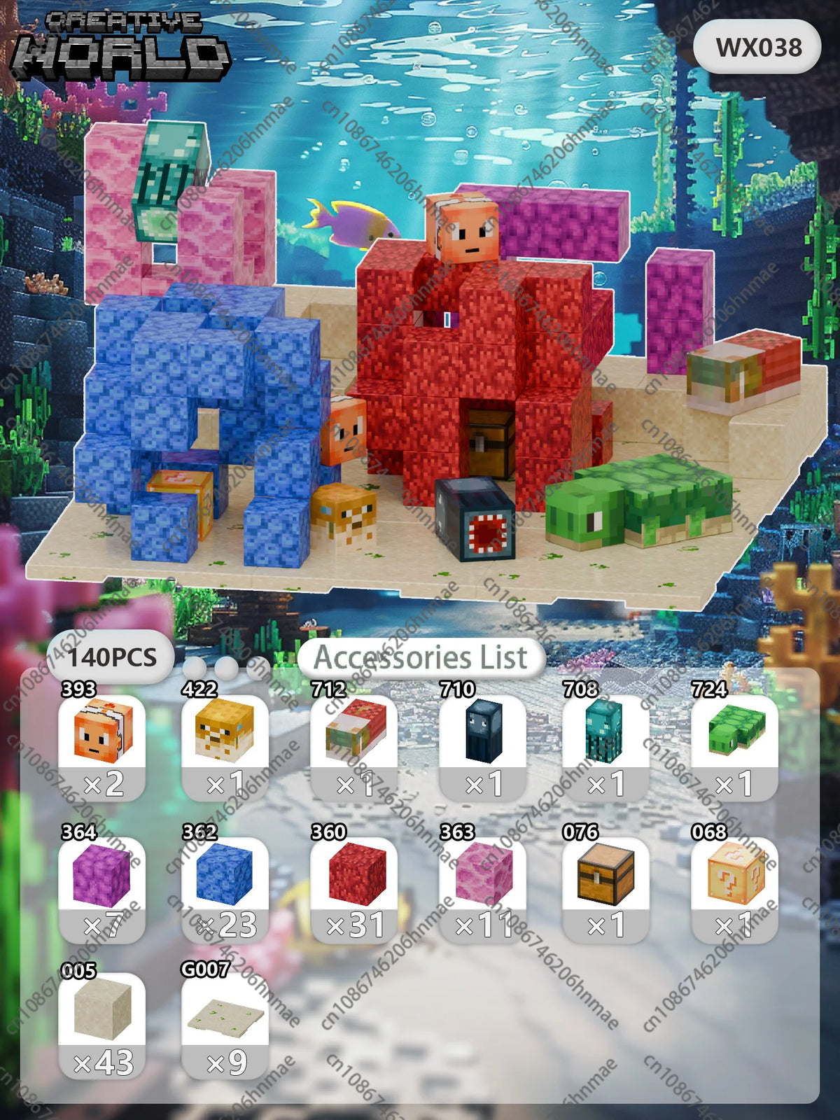 Magnetic Building Blocks Mine World Magnet Cube Set for Boy Girl Kid Age 3+