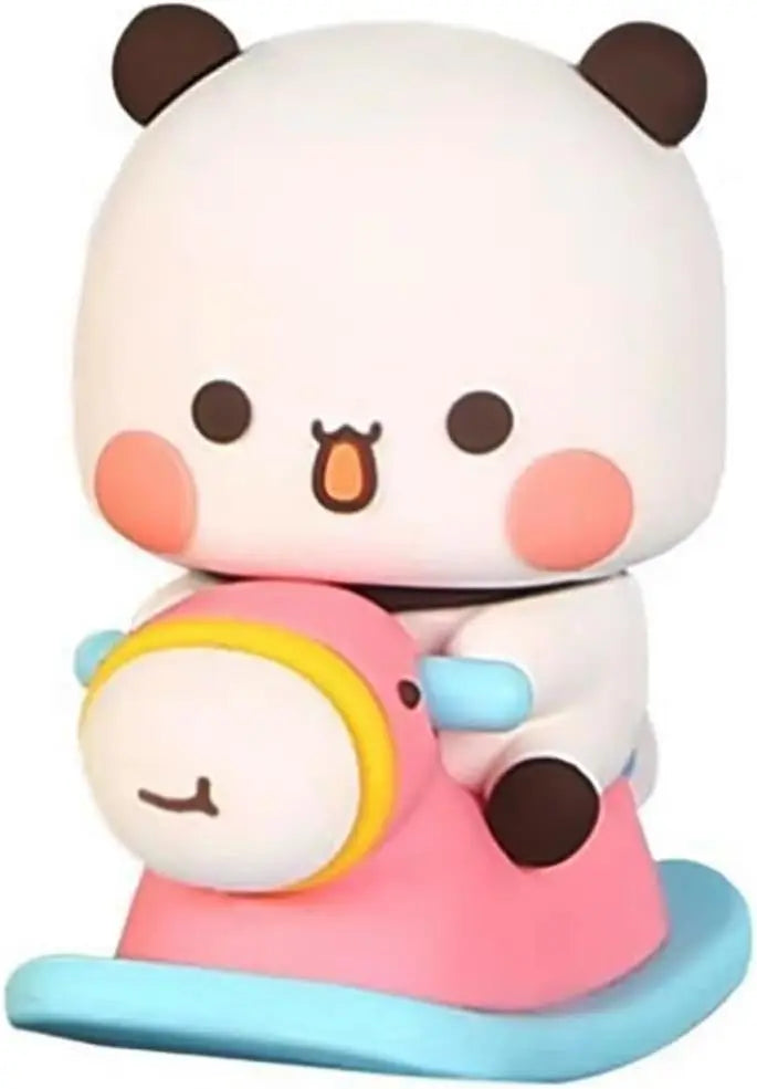 Bubu Dudu Bears Car Dashboard Decorations, Cute Cartoon Statue Bears Panda