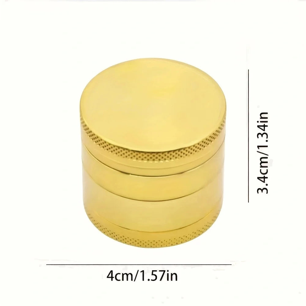 40mm Metal Herb Grinder 4-Layer Spice Pepper Crusher Mill Mortar Cutter Tobacco Raw Grass Grinder Shredder Smoking Accessories