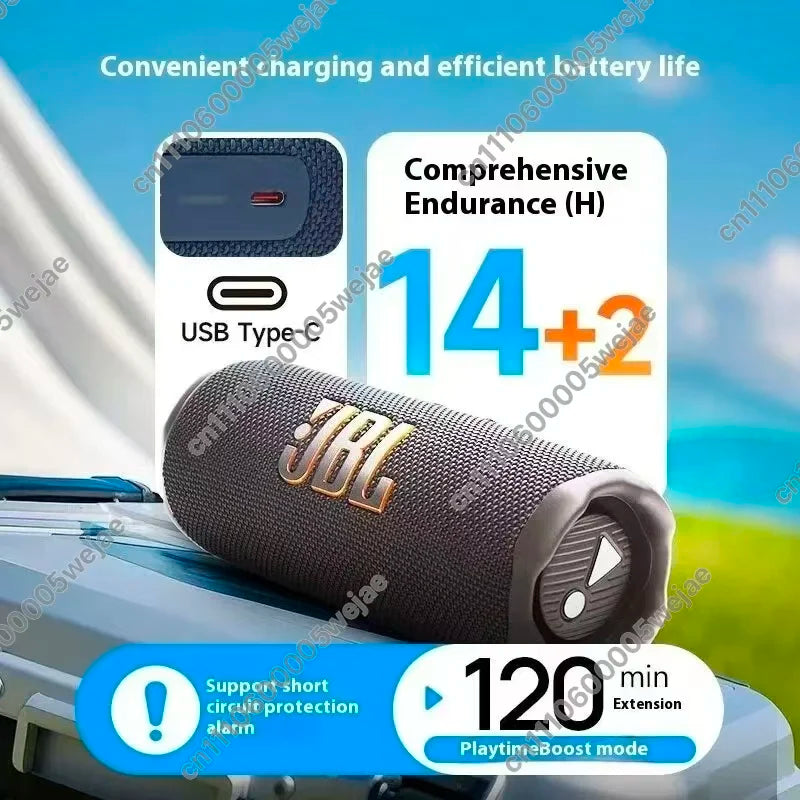 JBL FLIP 7 Kaleidoscope Wireless Bluetooth Speaker Outdoor Portable Waterproof Subwoofer Desktop Audio