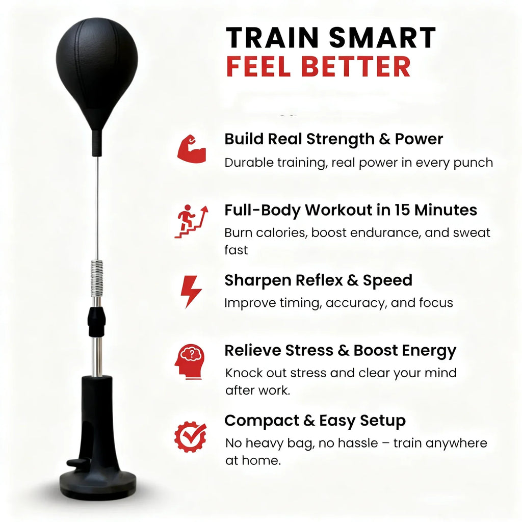 2026 New Premium Punching Bag, Cobra Bag for Boxing Agility Training Home Fitness Equipment Rod Reflex Bag Family Best Gift