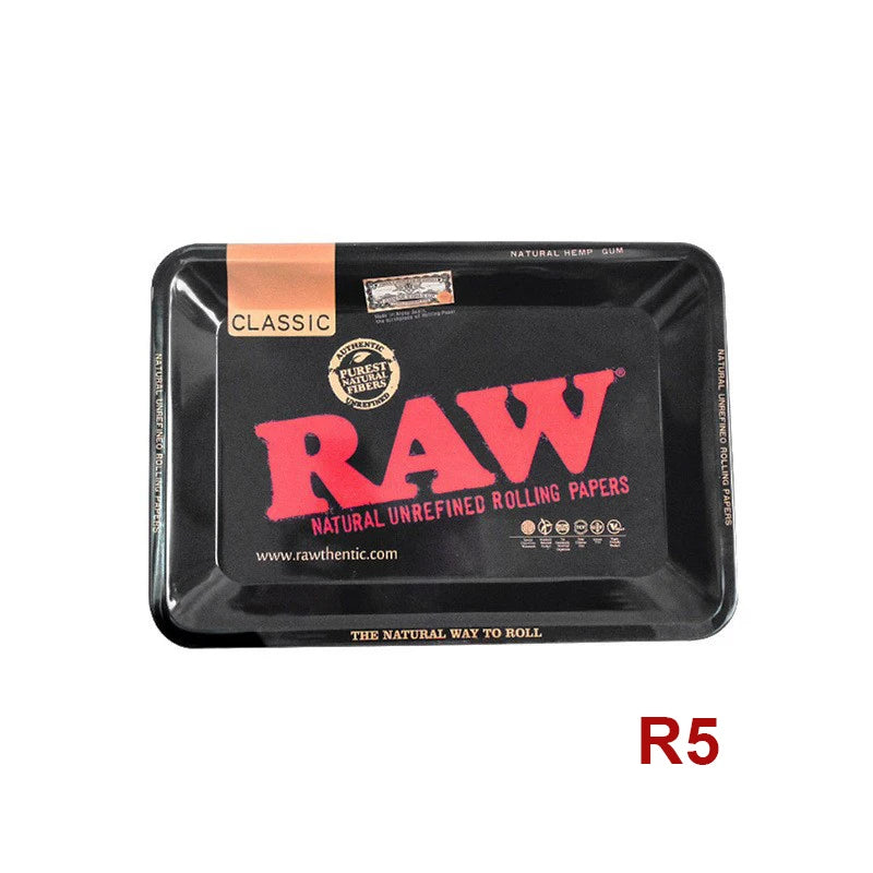Cigar Rolling Tray Metal Storage Container Tinplate  Size 18x12.5cm