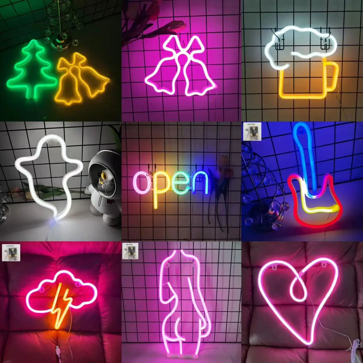LED Neon Light, Suitable for Colorful Party Decoration,