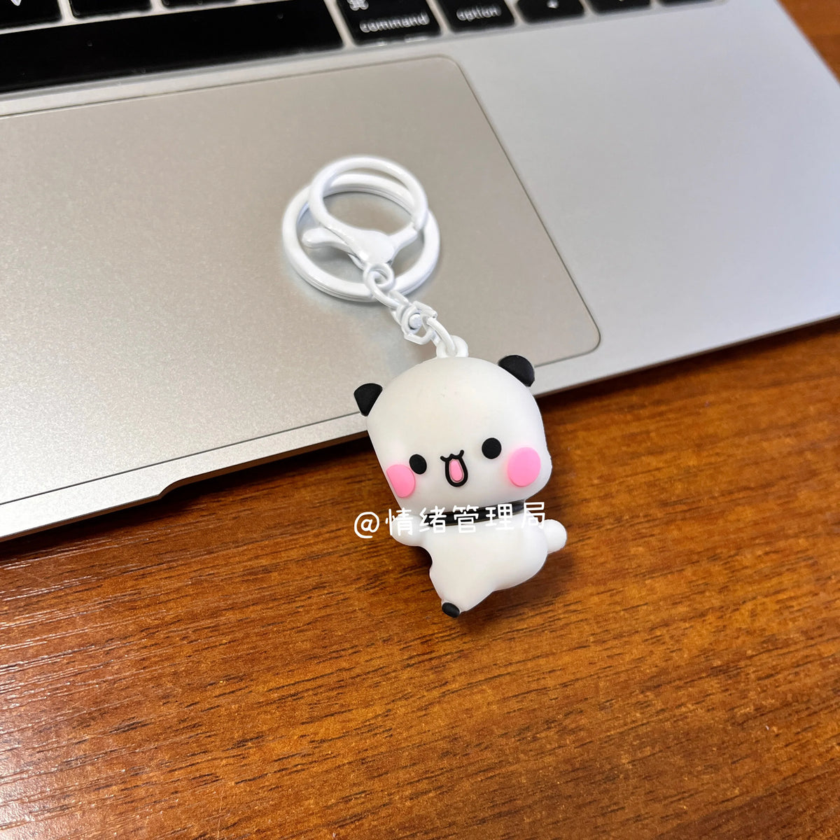 Bubu Dudu Magnetic Hug Keychain Cute Cartoon Panda Ornament Keychain Couples