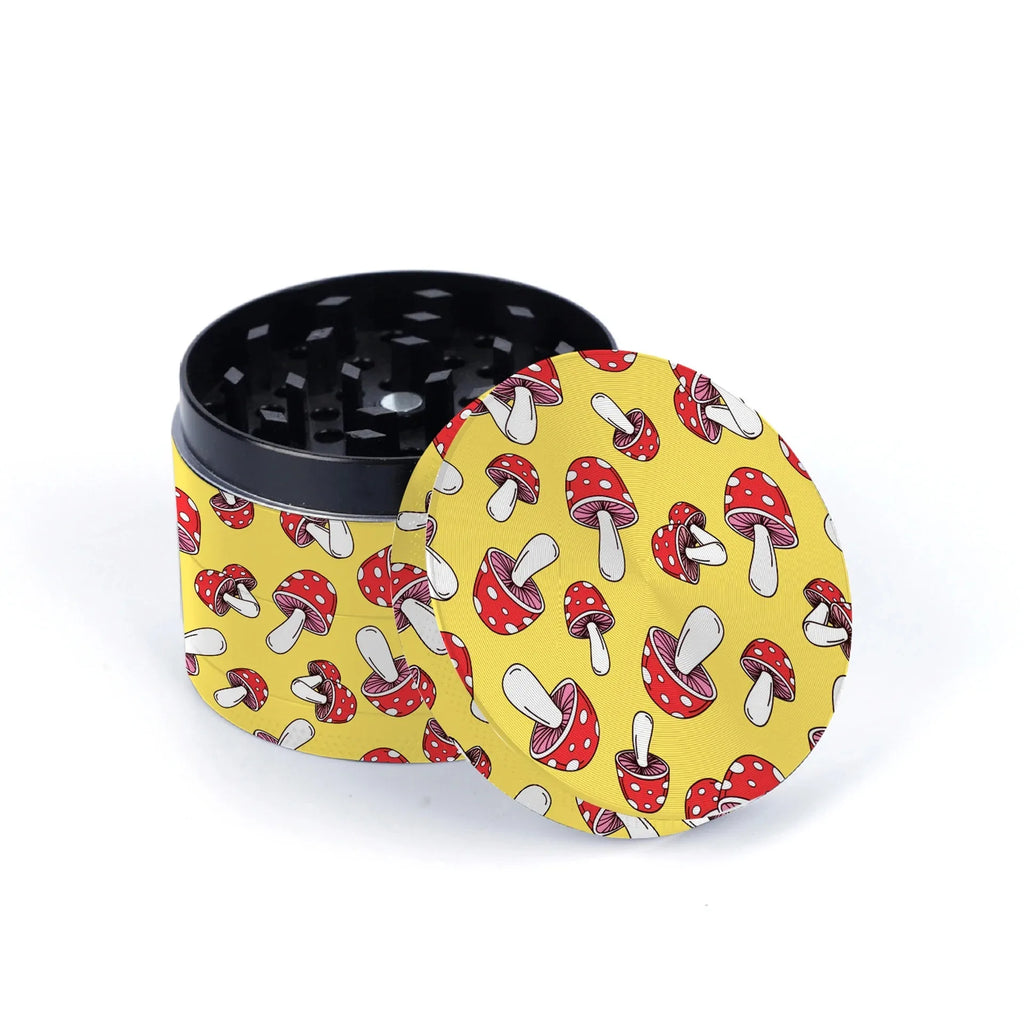 Mushroom Collection Metal Herb Grinder 2inch/50mm