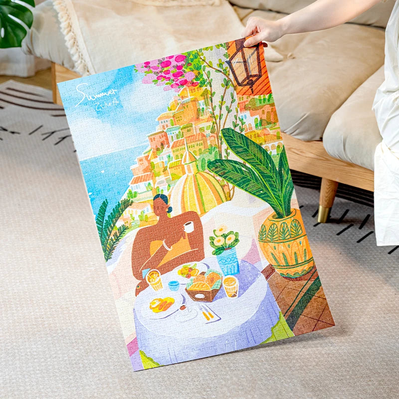 Robotime 1000 Piece Jigsaw Puzzle Home Decor Adults Puzzle Games Family Fun Puzzles Educational Toys for Adults