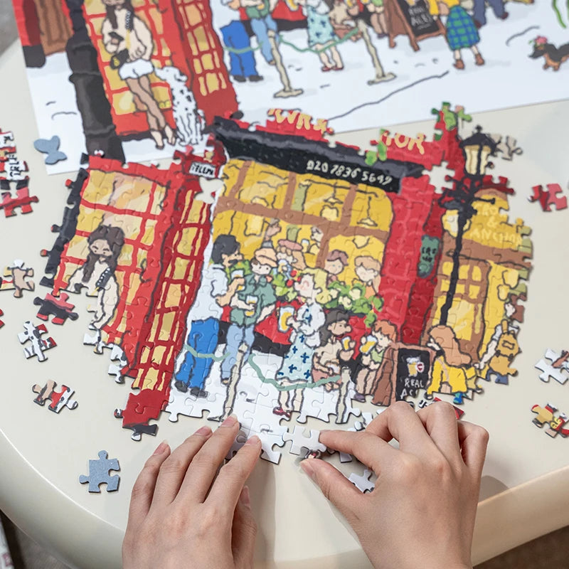 Robotime 1000 Piece Jigsaw Puzzle Home Decor Adults Puzzle Games Family Fun Puzzles Educational Toys for Adults