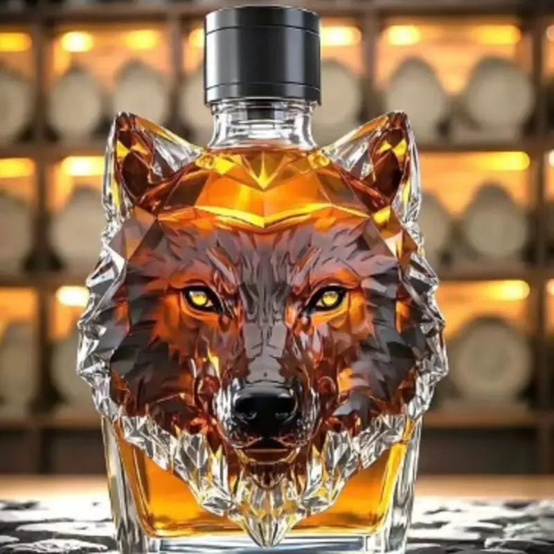Hot Funny Shark Whiskey Bottle Middle Finger Turtle Whiskey Glass Decanter Home Decor Animal Wine Bottle Statue Collection Toy