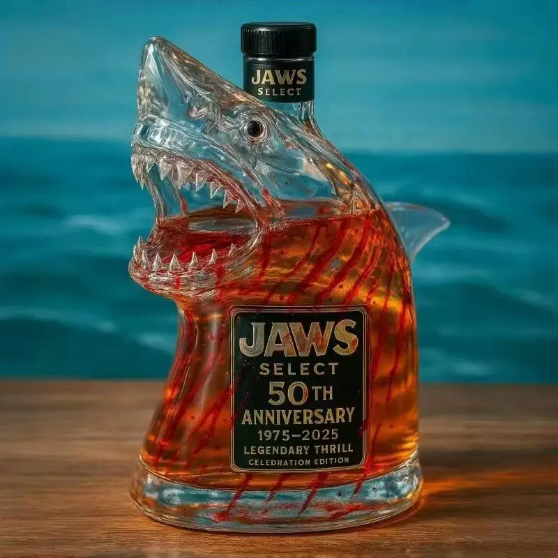 Hot Funny Shark Whiskey Bottle Middle Finger Turtle Whiskey Glass Decanter Home Decor Animal Wine Bottle Statue Collection Toy