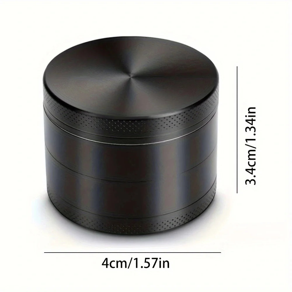 40mm Metal Herb Grinder 4-Layer Spice Pepper Crusher Mill Mortar Cutter Tobacco Raw Grass Grinder Shredder Smoking Accessories