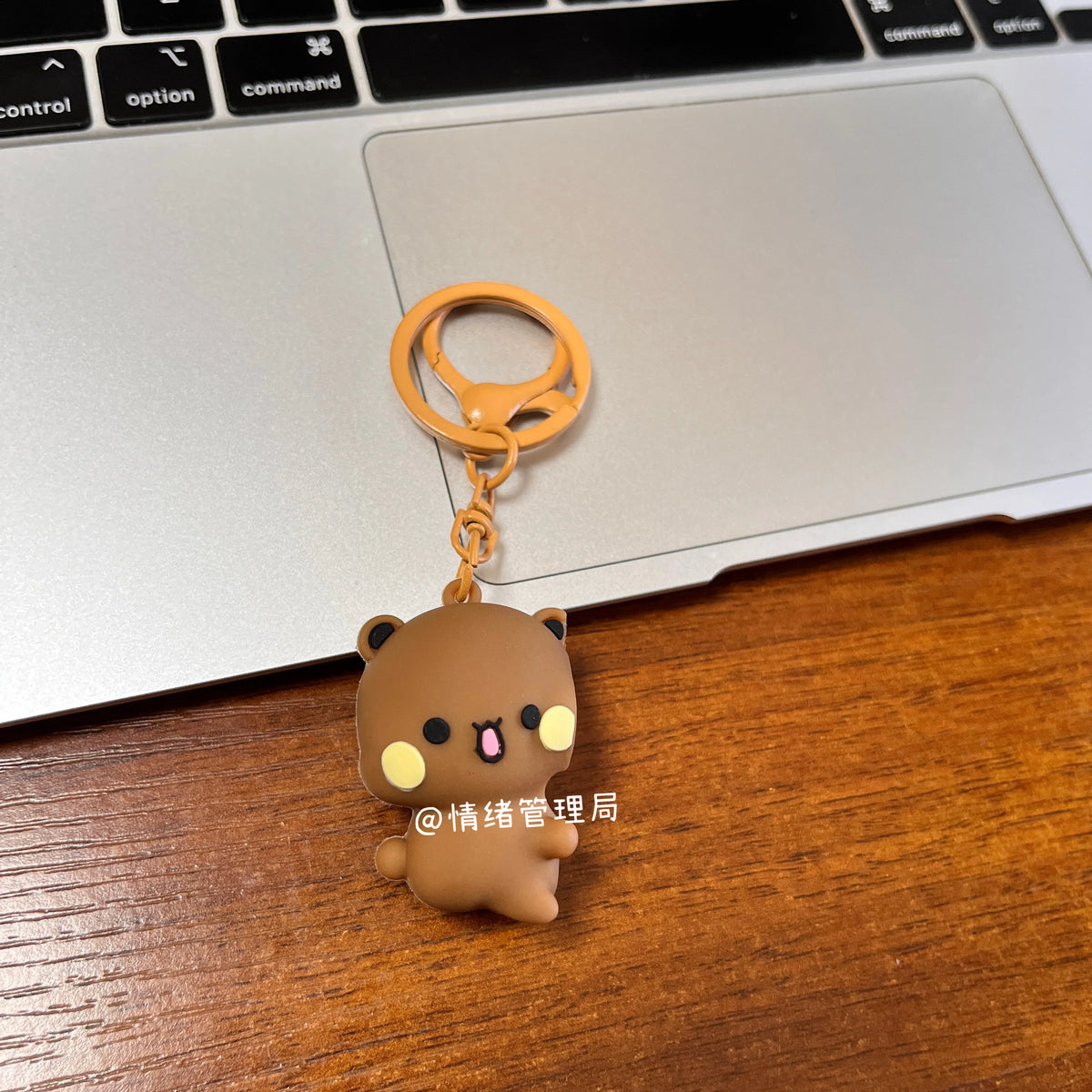 Bubu Dudu Magnetic Hug Keychain Cute Cartoon Panda Ornament Keychain Couples