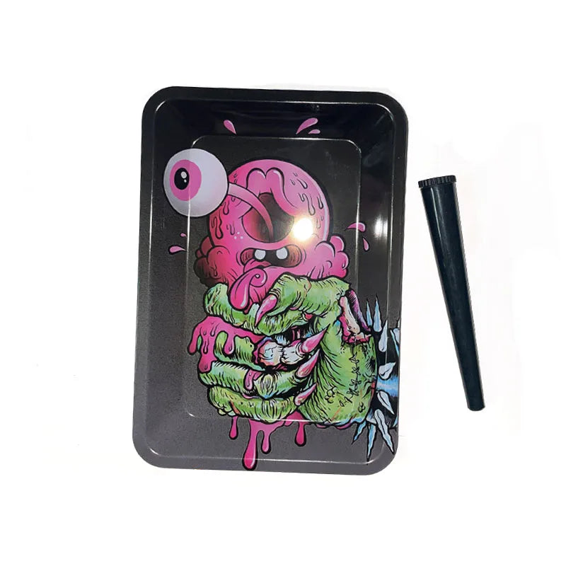 Metal Rolling Tray Variations And Doob Tube Fast Free Postage