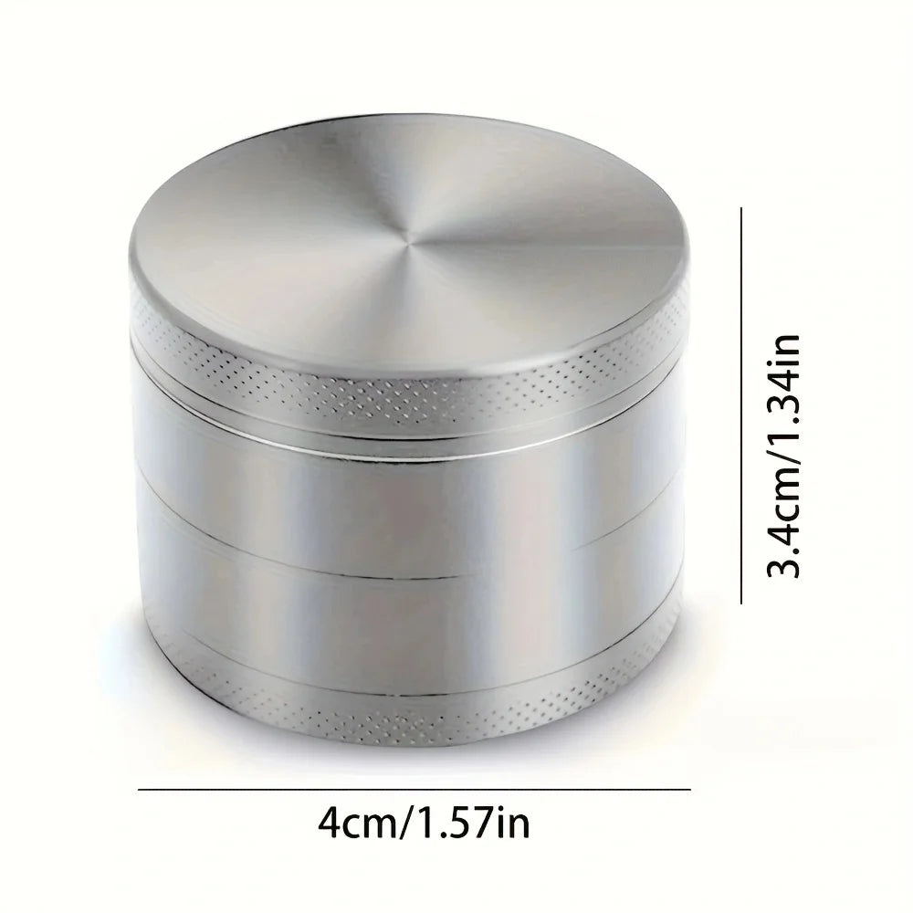 40mm Metal Herb Grinder 4-Layer Spice Pepper Crusher Mill Mortar Cutter Tobacco Raw Grass Grinder Shredder Smoking Accessories