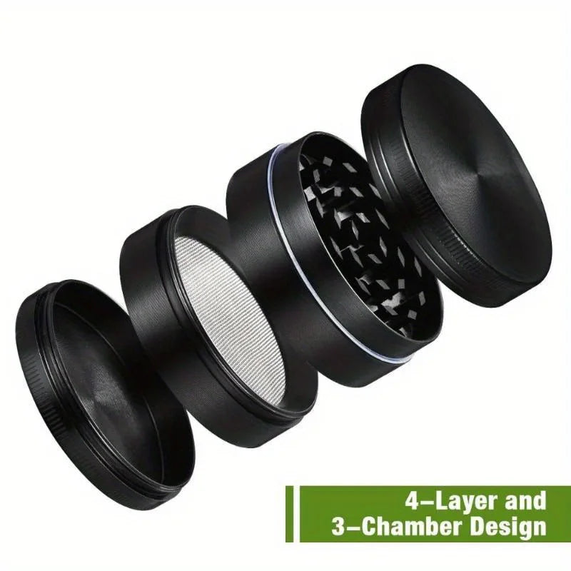 40mm Metal Herb Grinder 4-Layer Spice Pepper Crusher Mill Mortar Cutter Tobacco Raw Grass Grinder Shredder Smoking Accessories
