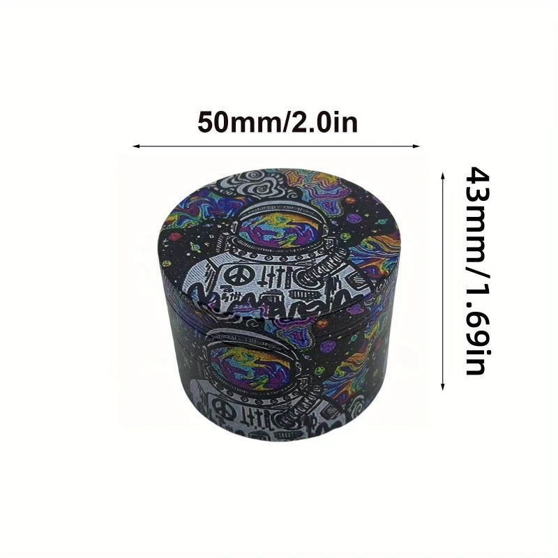 Astronaut Metal Grinder 50mm Tobacco Crusher 6-10 Days Free Fast Postage
