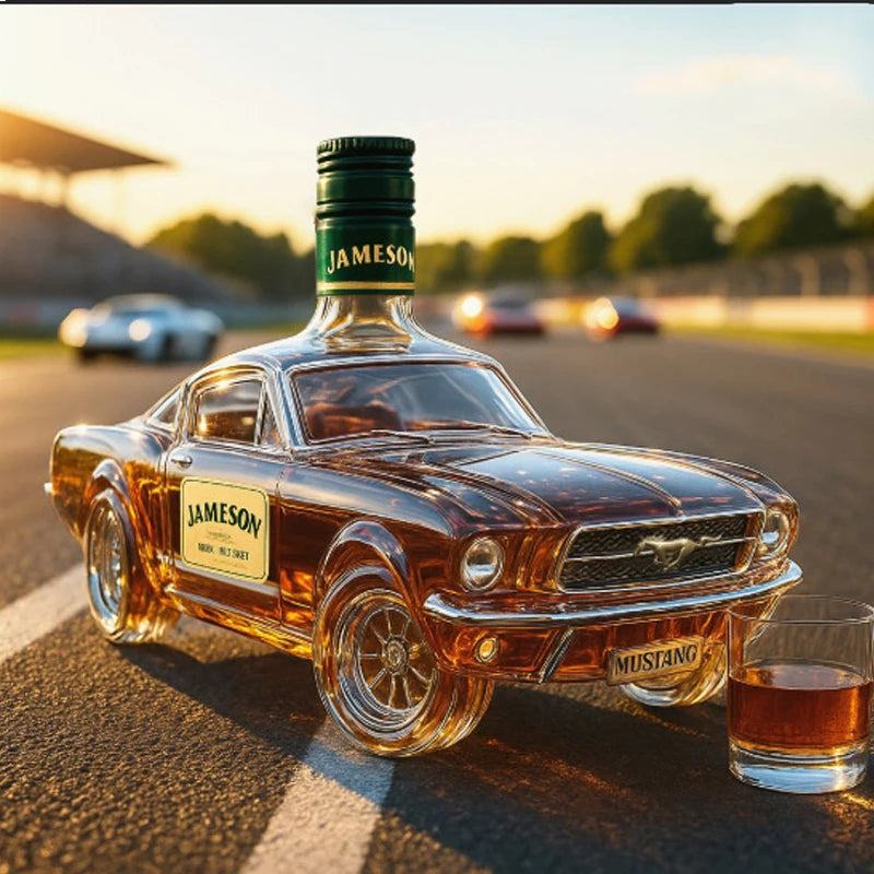 Police Car Whiskey Bottle Creative Car Model Wine Glass Bottle Funny Transparent Whiskey Decanter Whiskey Bottle Bar Decor Gifts
