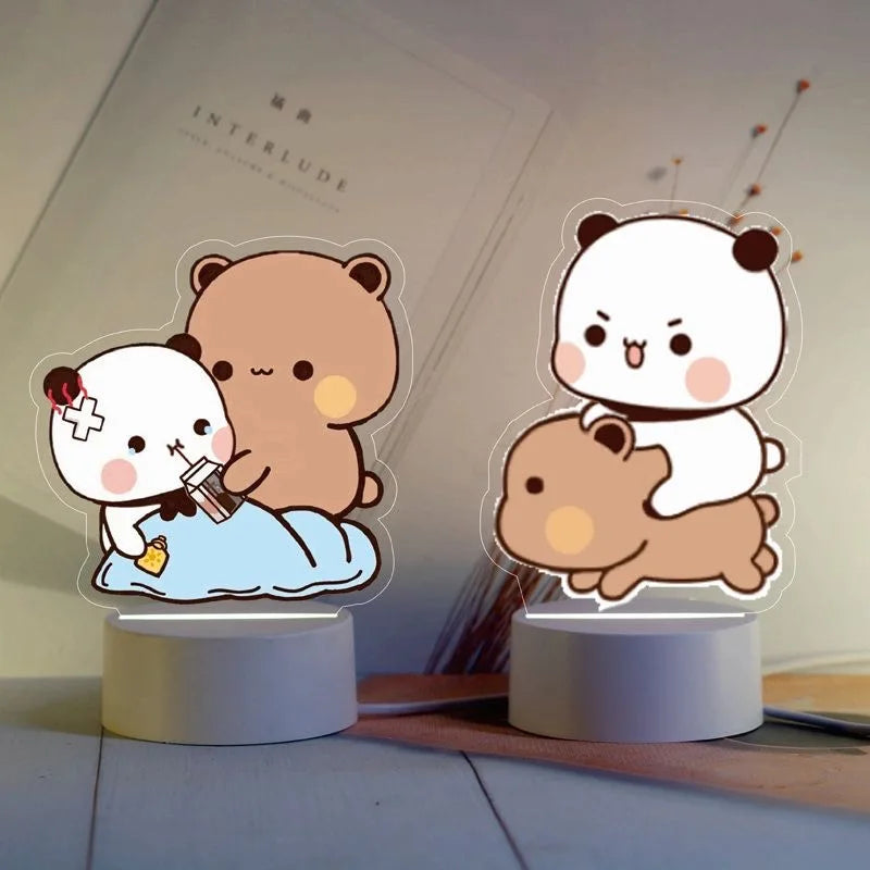 Bubu Dudu Night Light Couples Gift Cute Room Decoration Lamp